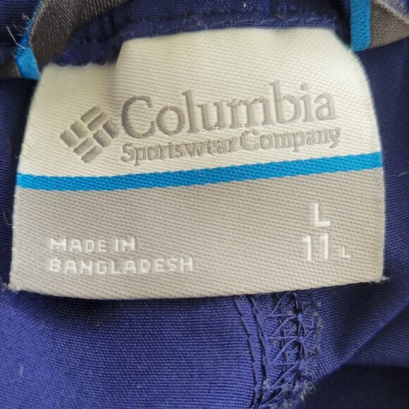 Columbia Omni Shield Advanced Repellency Cargo Shorts Royal Blue Men's Sz Large - Picture 8 of 10